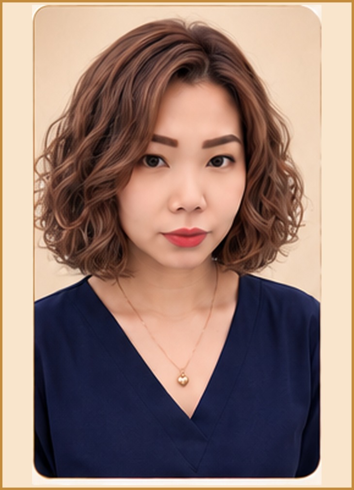 Curly Bob, front view